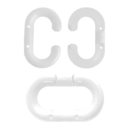Gec Mr. Chain Heavy Duty Master Links, 2in, White, 10 Pack 51701-10